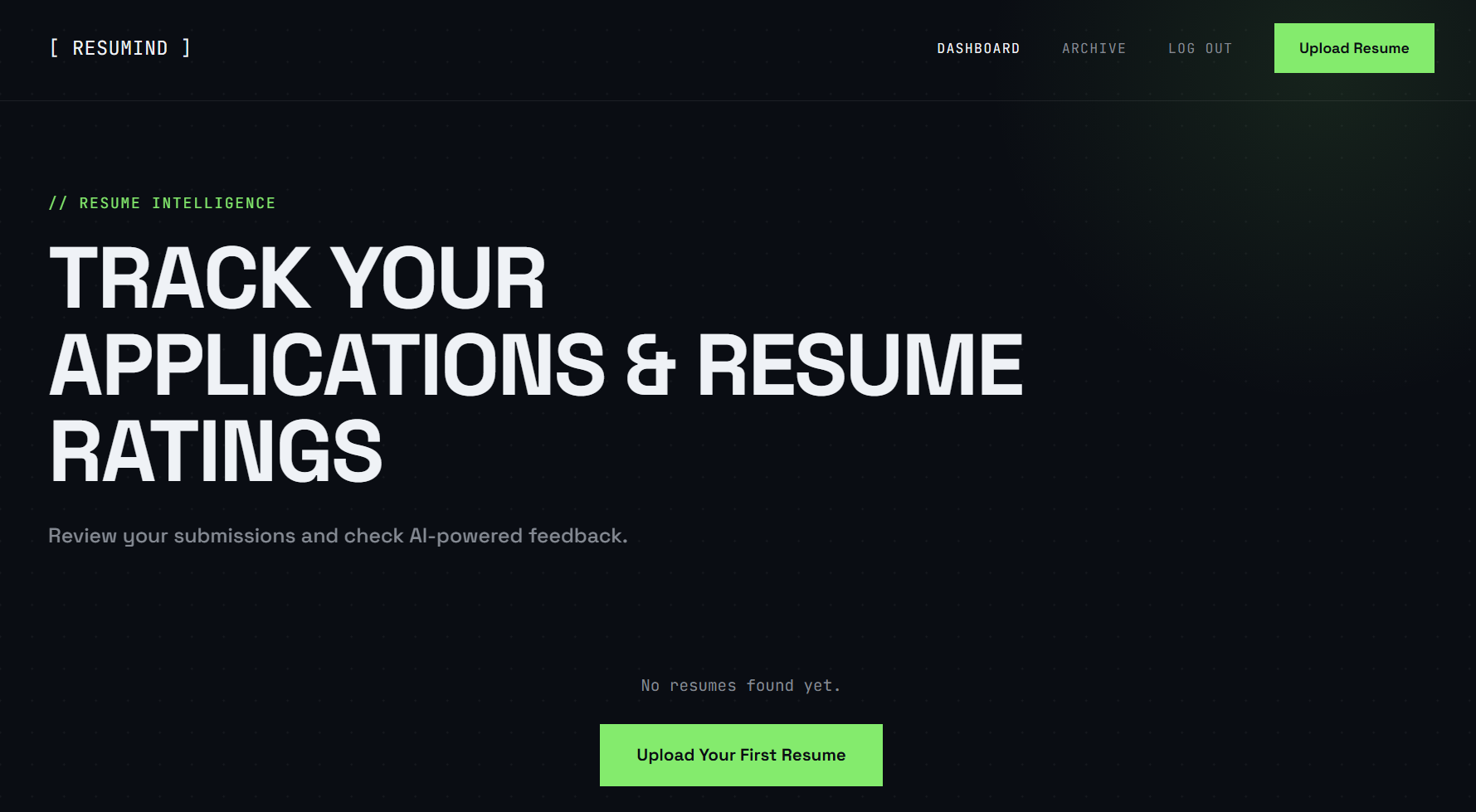 Resumind — additional view